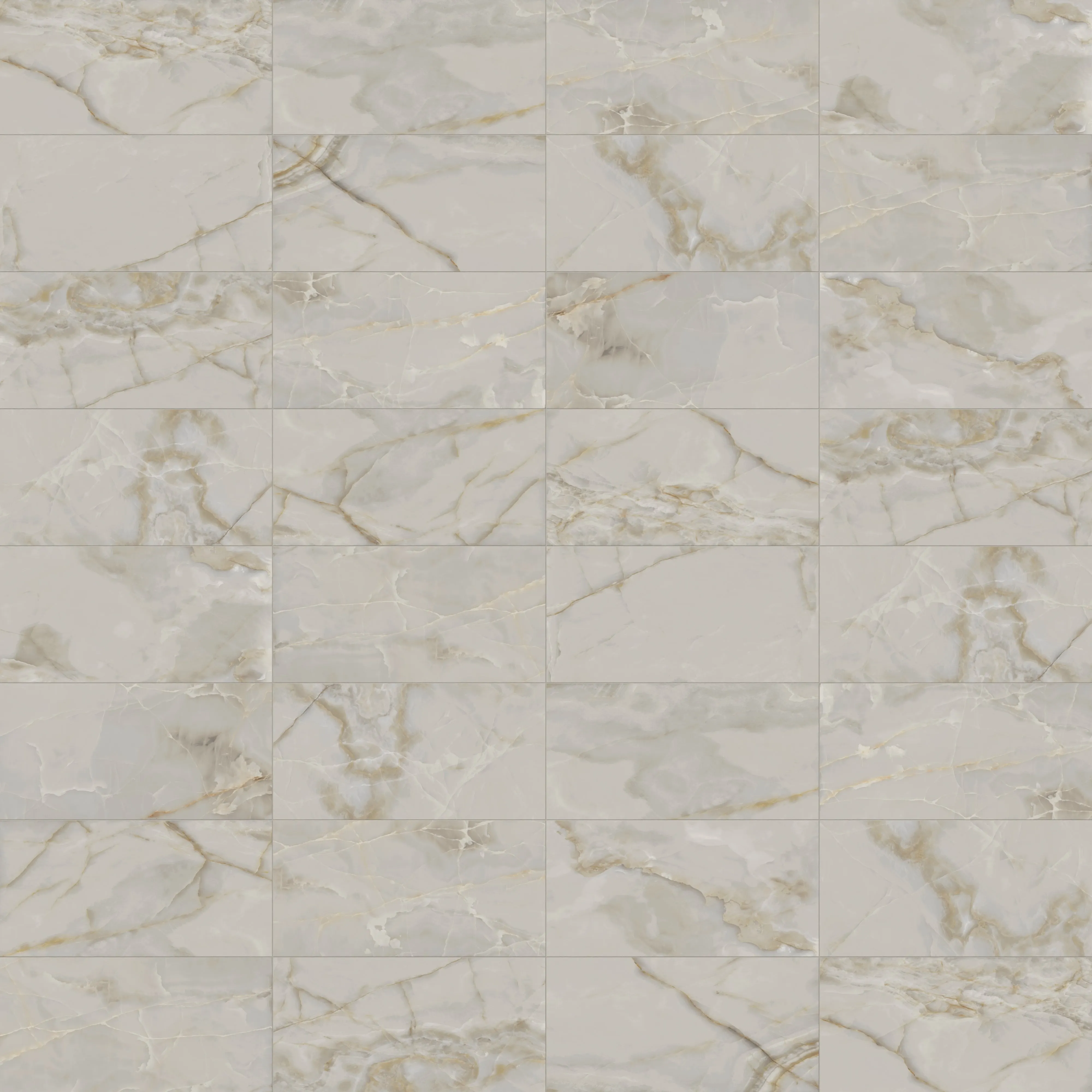 Astrid 24x48 Polished Porcelain Tile in Oyster