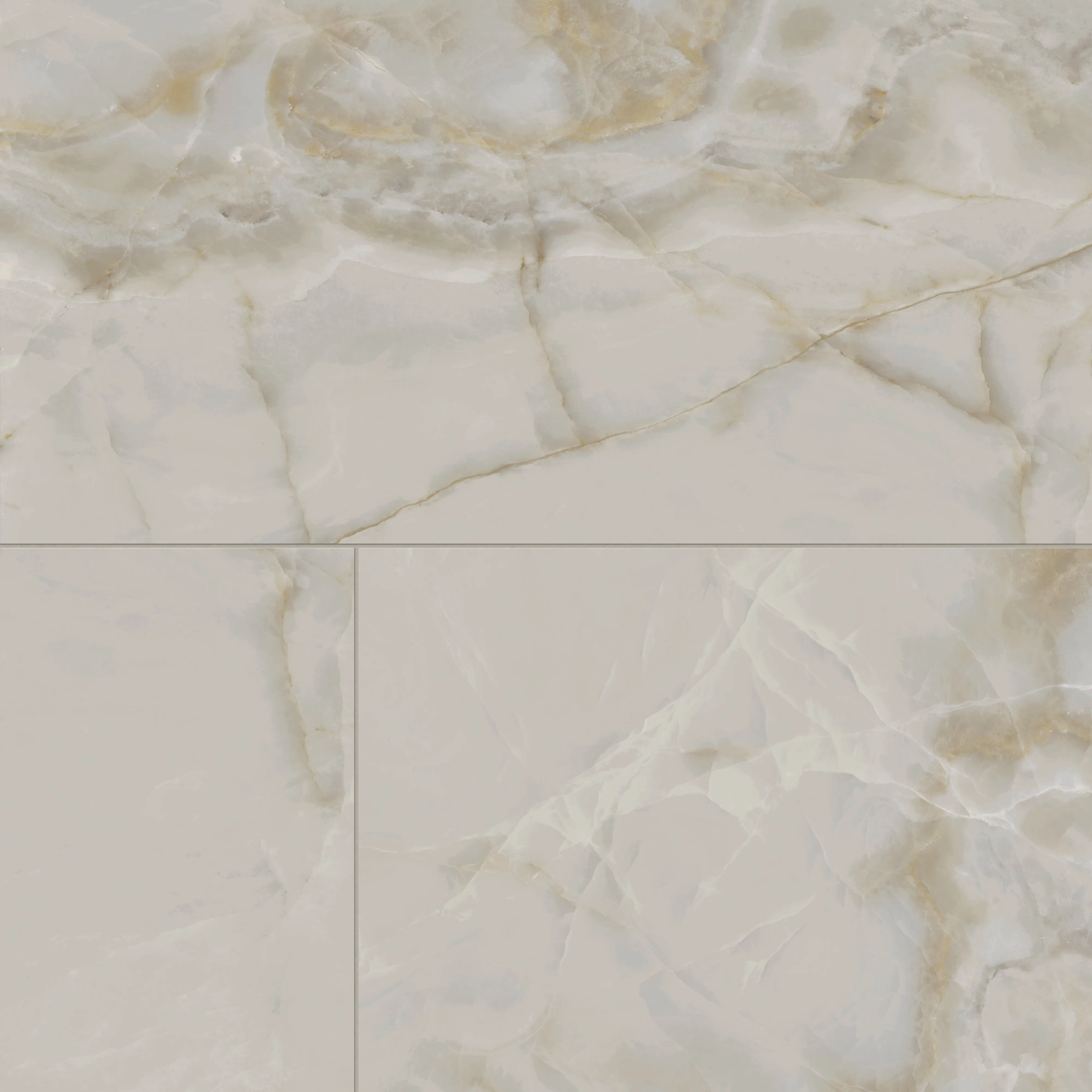 Astrid 24x48 Polished Porcelain Tile in Oyster