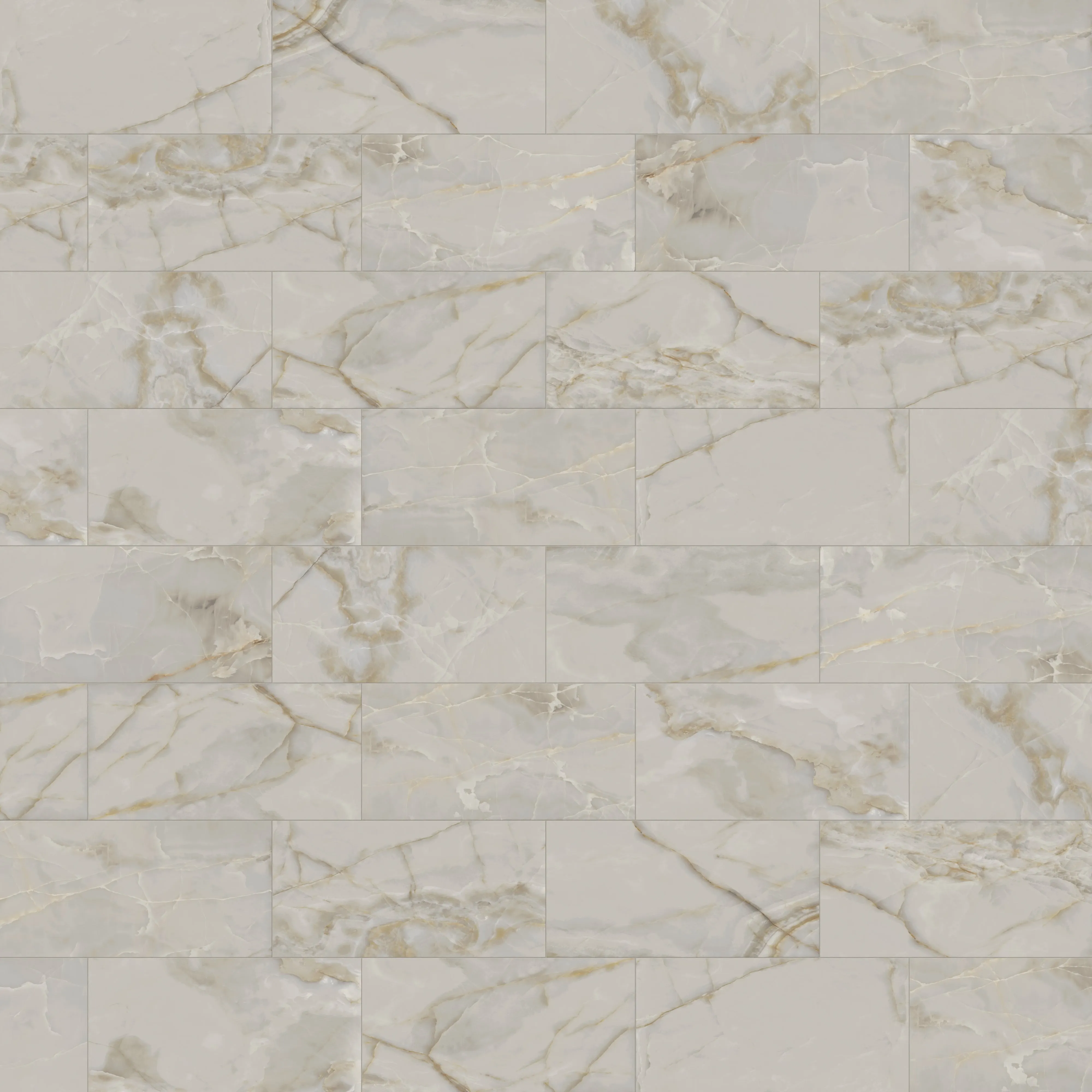 Astrid 24x48 Polished Porcelain Tile in Oyster