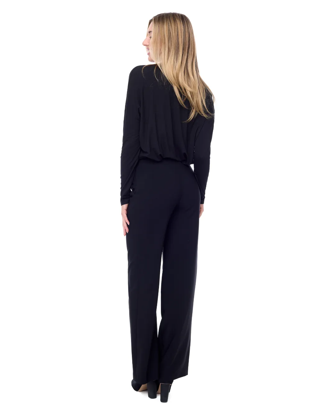 Black Palermo Wide Leg Pants 67976