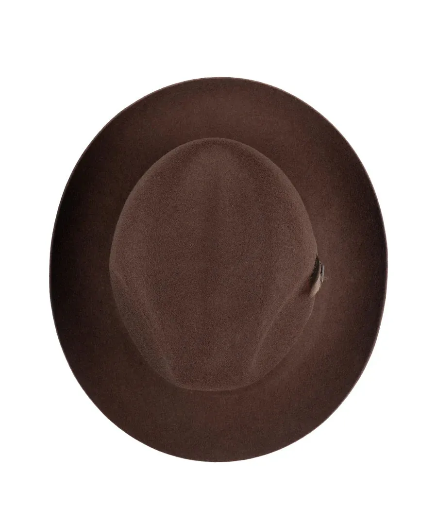 Christy's - Grosvenor Wool Felt Fedora - Brown