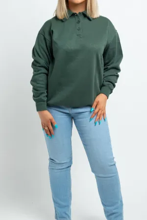 Daisy Street Rugby Sweatshirt