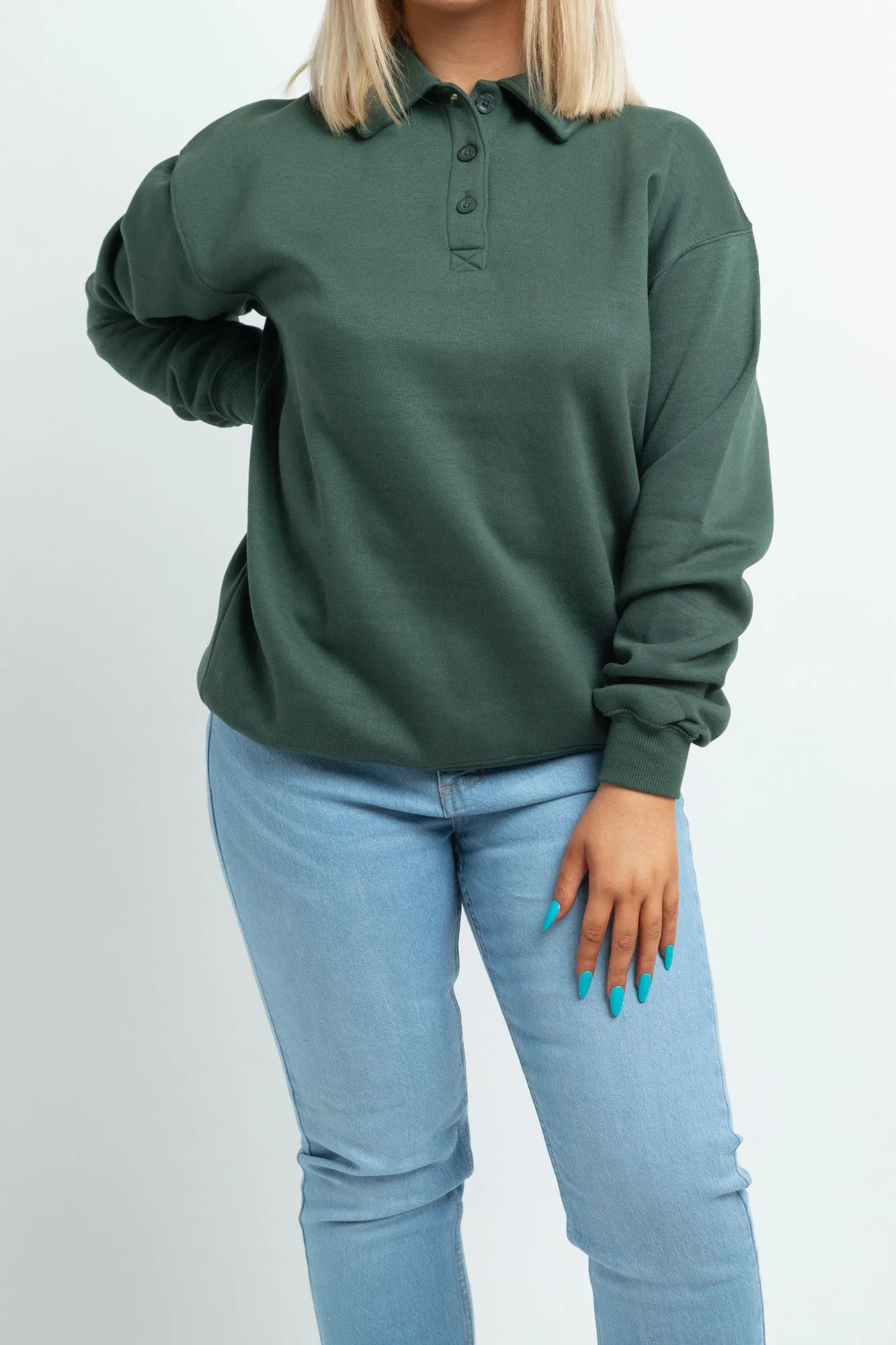 Daisy Street Rugby Sweatshirt