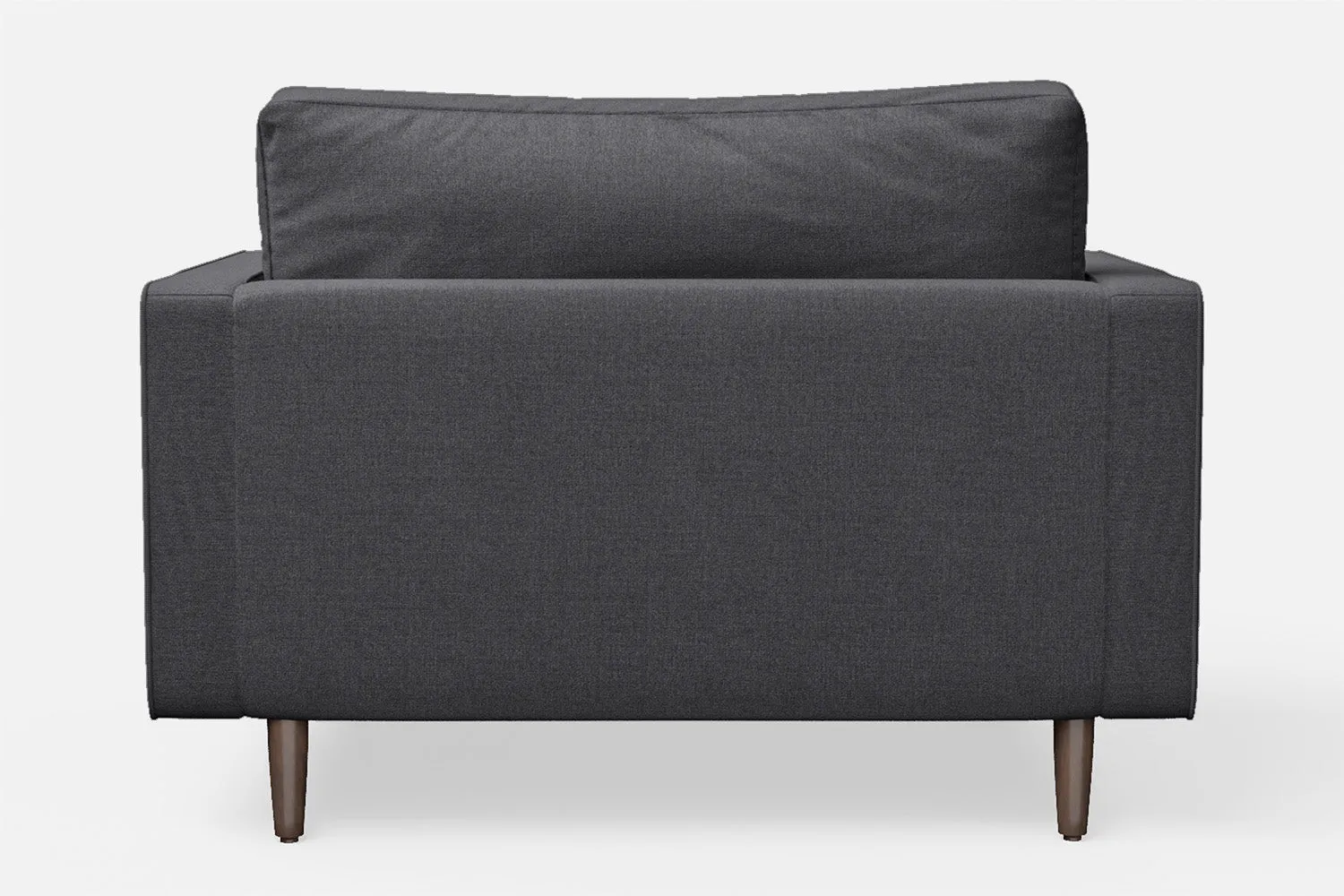 Gela Armchair Dark Grey Linen Fabric