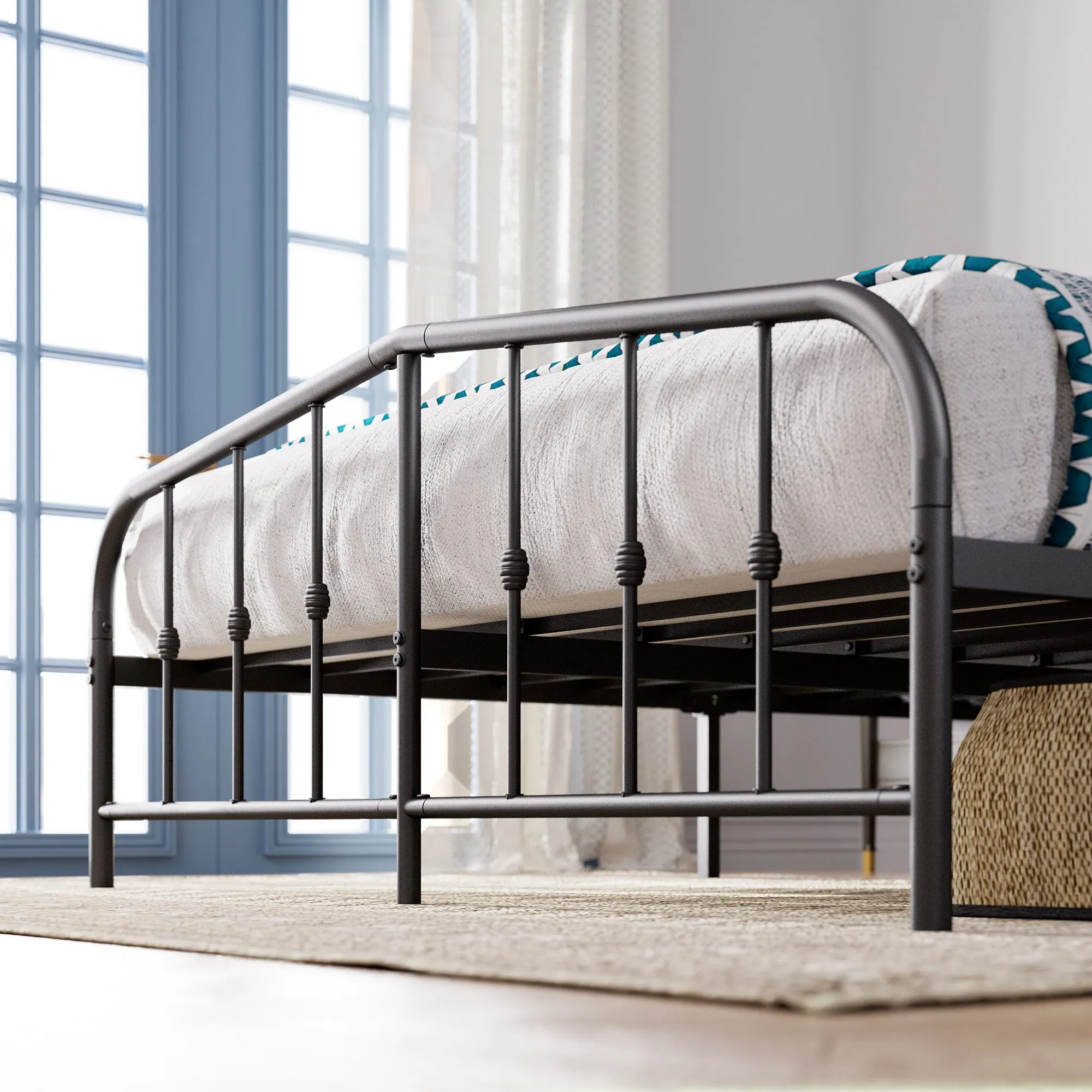 Heidi Metal Platform Bed Frame