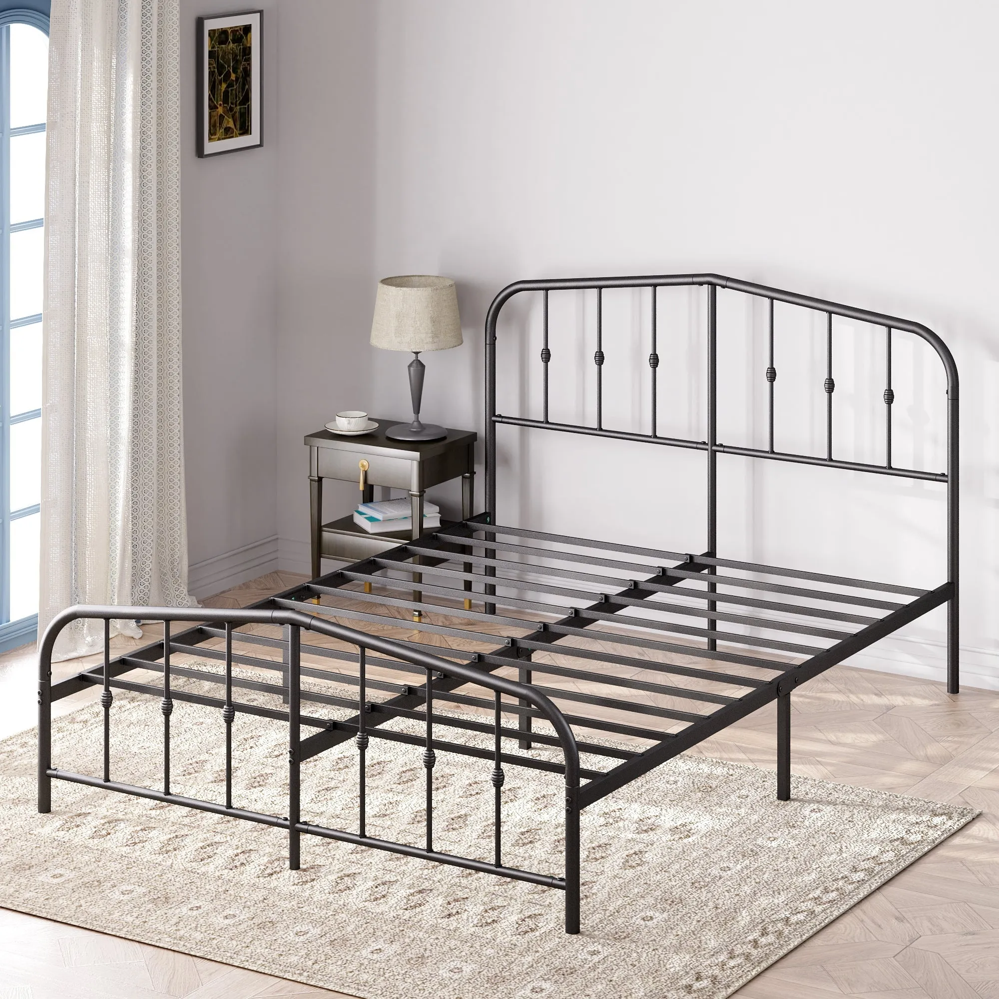 Heidi Metal Platform Bed Frame