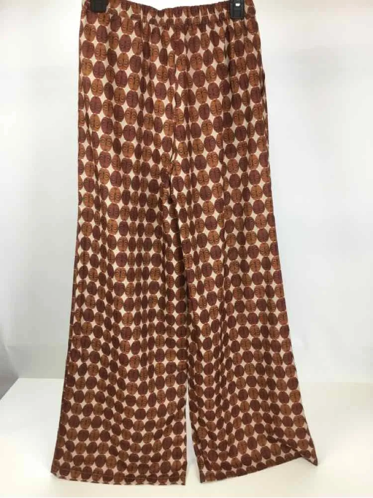 Molly Bracken Women Size S/M Browns Wide Leg Pants