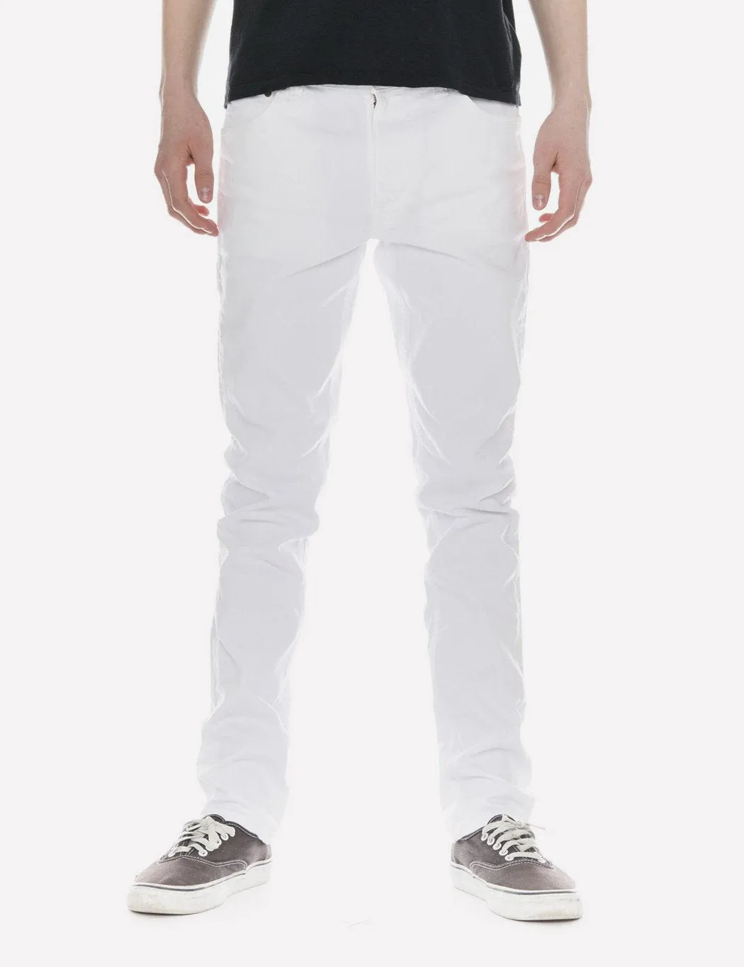 Nudie Lean Dean Jeans (Slim Tapered) - Clean White