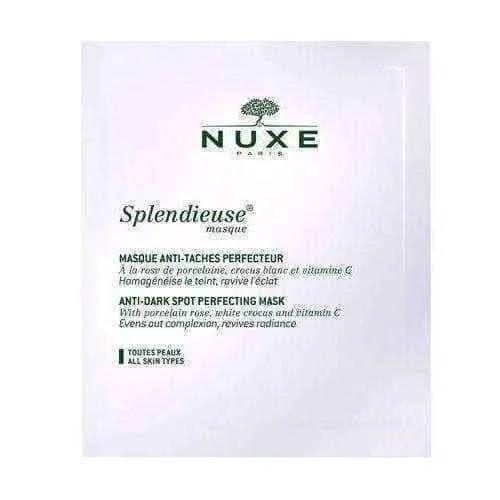 NUXE Splendieuse Beautifying mask reducing skin discoloration 6 sachets x 21ml