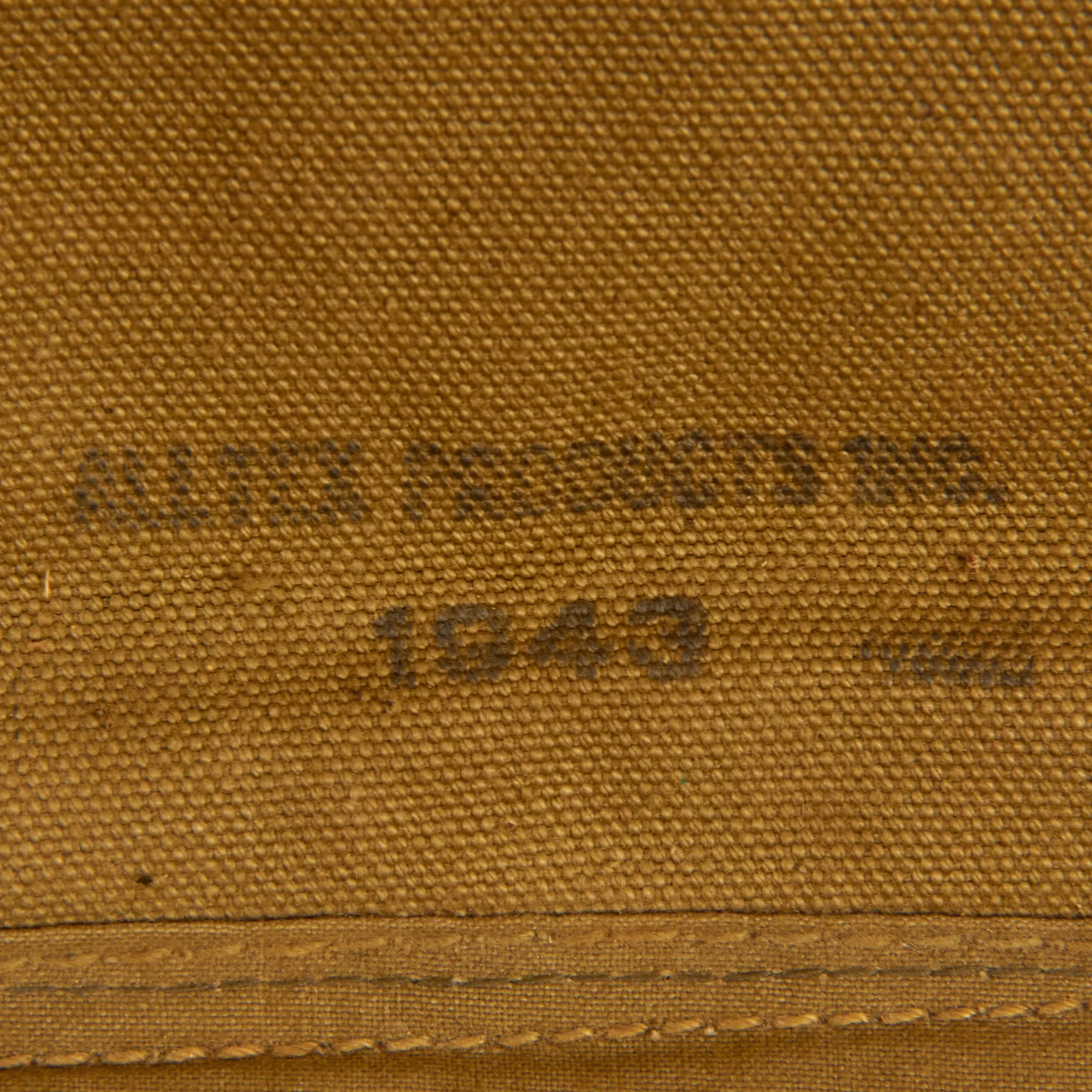 Original U.S. WWII M1A1 Carbine Canvas Paratrooper Jump Case Scabbard by ALLTEX Products Inc. - dated 1943