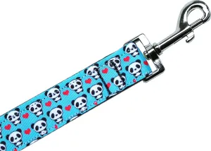 Panda Love Nylon Pet Leash 3-8in By 4ft