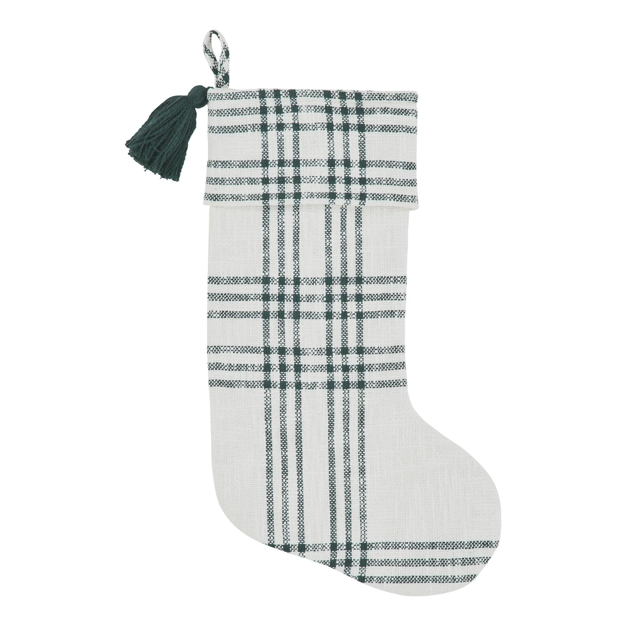 Pine Grove Plaid Stocking 12x20"