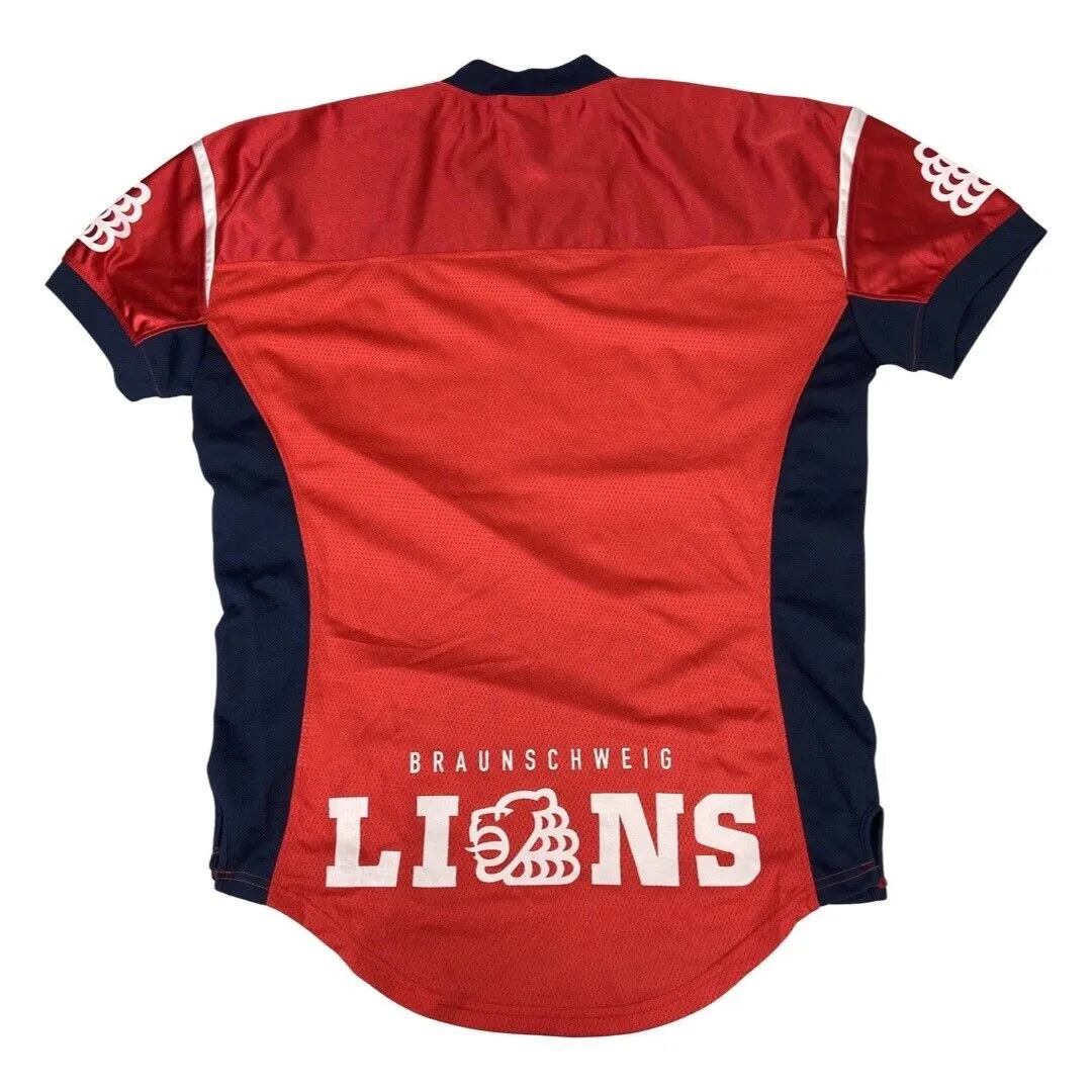 Red & Blue Braunschweig New Yorker Lions American Football Champions Jersey XXXL