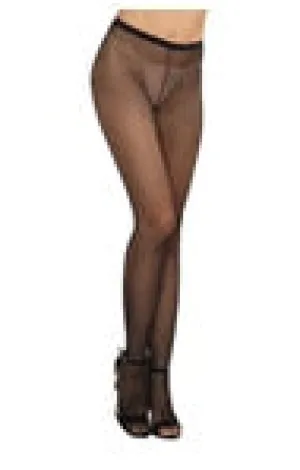 Sexy Fishnet Pantyhose With Back Seam One Size Choose Black