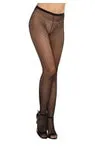 Sexy Fishnet Pantyhose With Back Seam One Size Choose Black