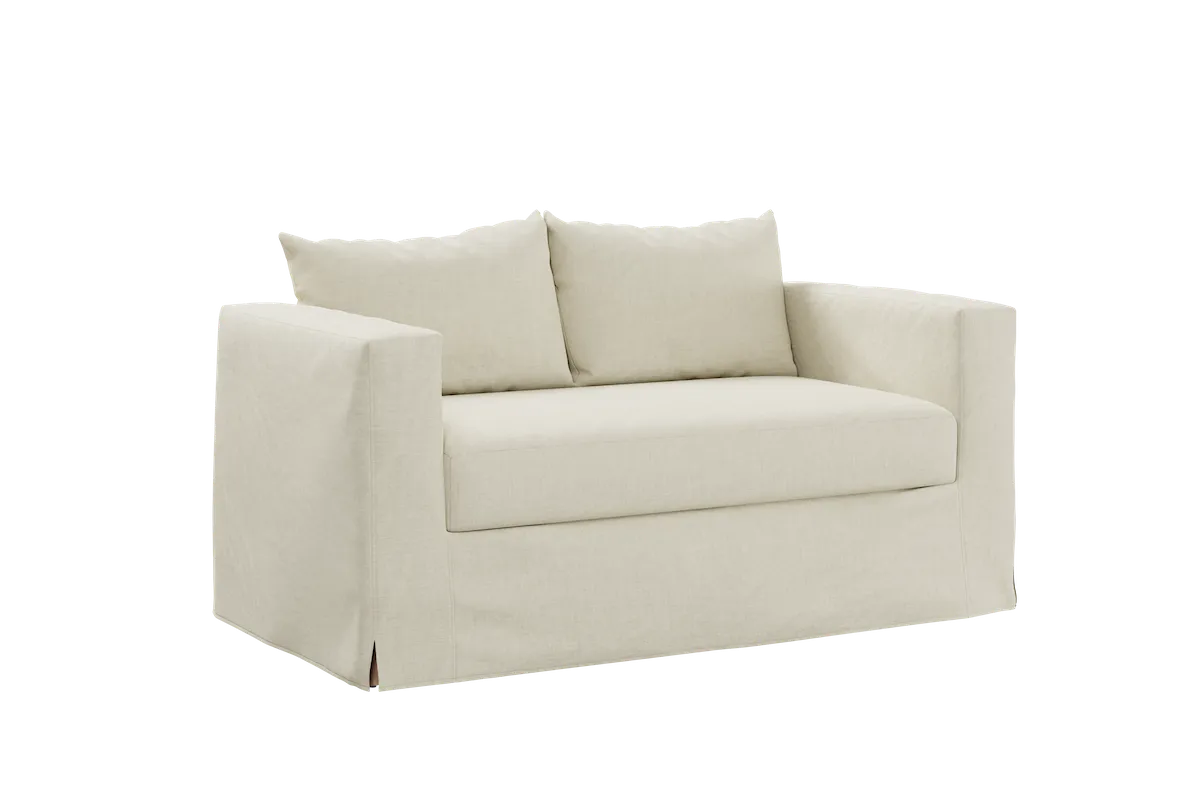 Slipcover: The Essential Loveseat in Hemp