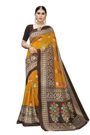 SVB SAREE Women's Yellow colour Beautifull Saree