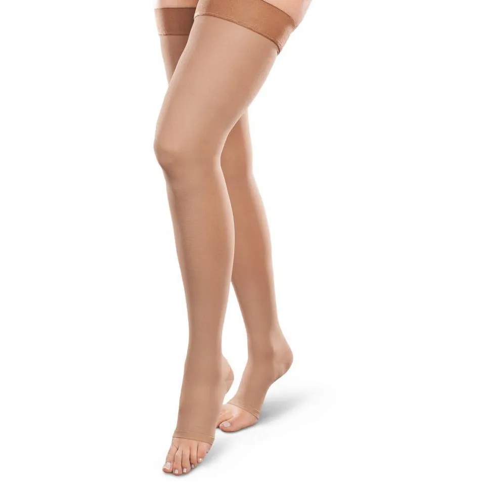 Therafirm® Ease Opaque Thigh High 20-30 mmHg, Open Toe