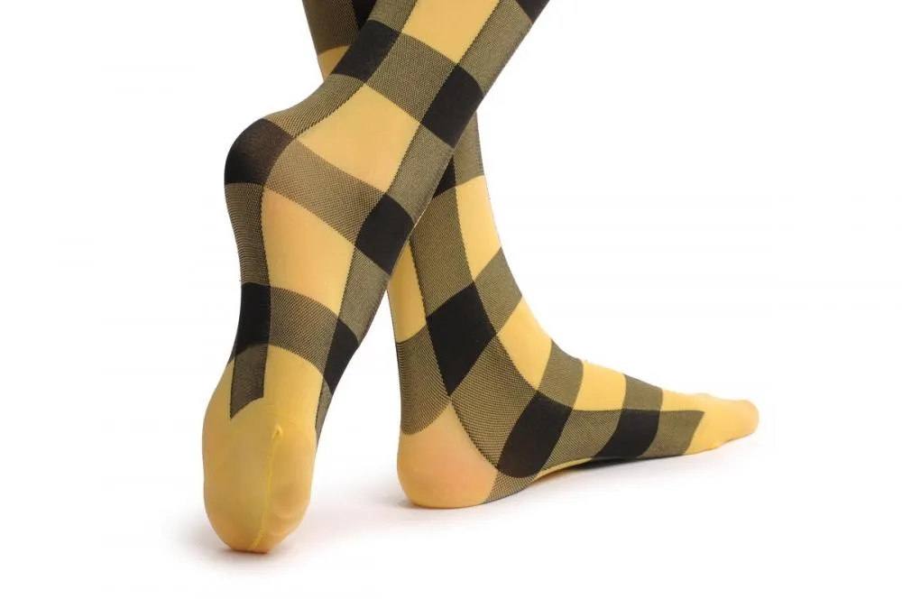 Yellow & Black Checkered