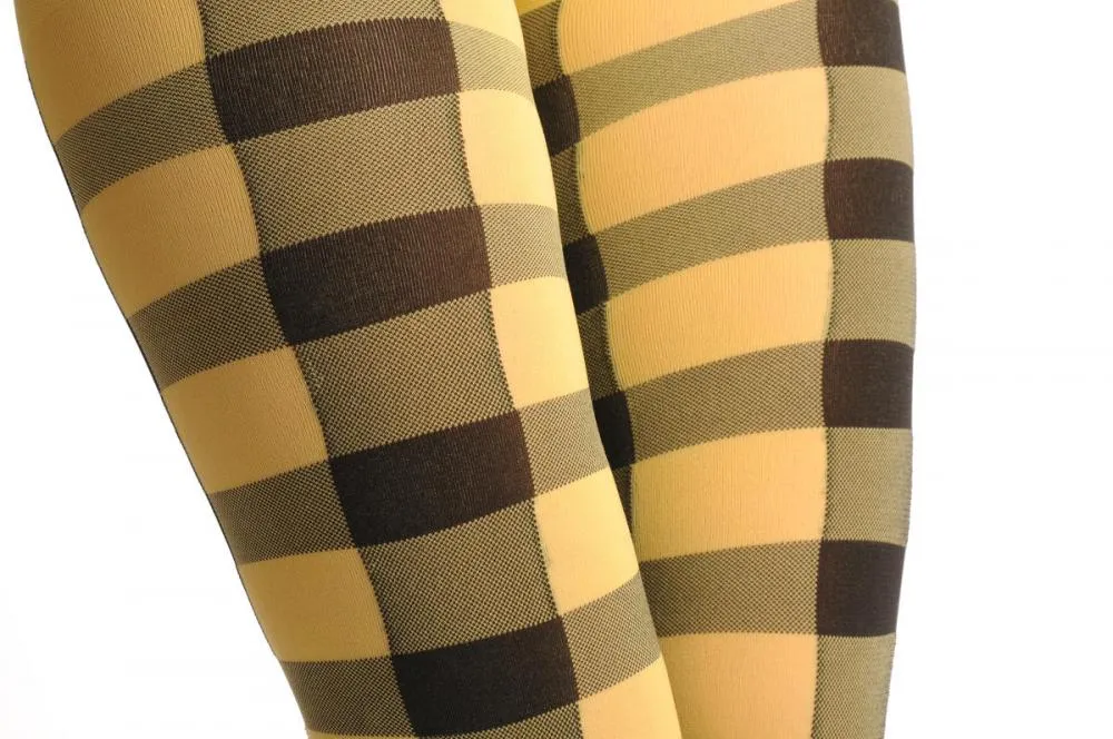 Yellow & Black Checkered