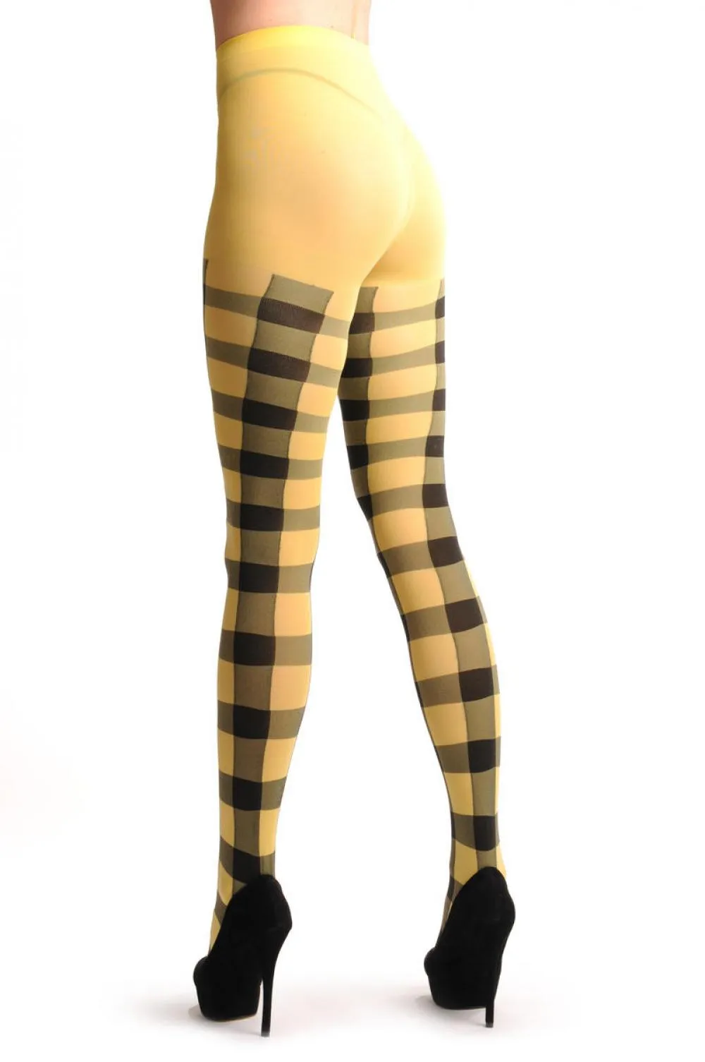 Yellow & Black Checkered