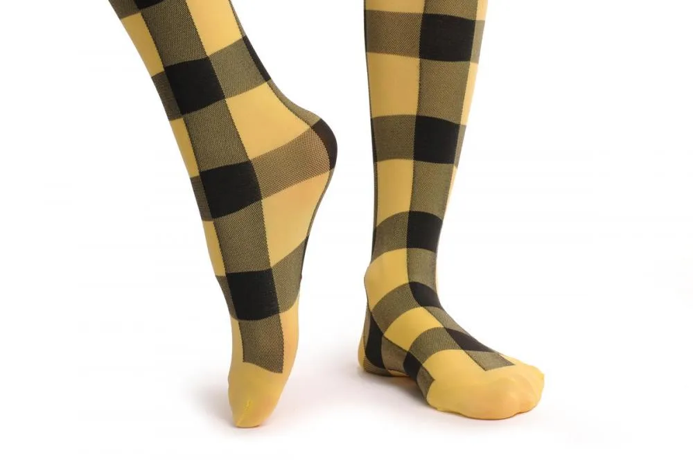 Yellow & Black Checkered