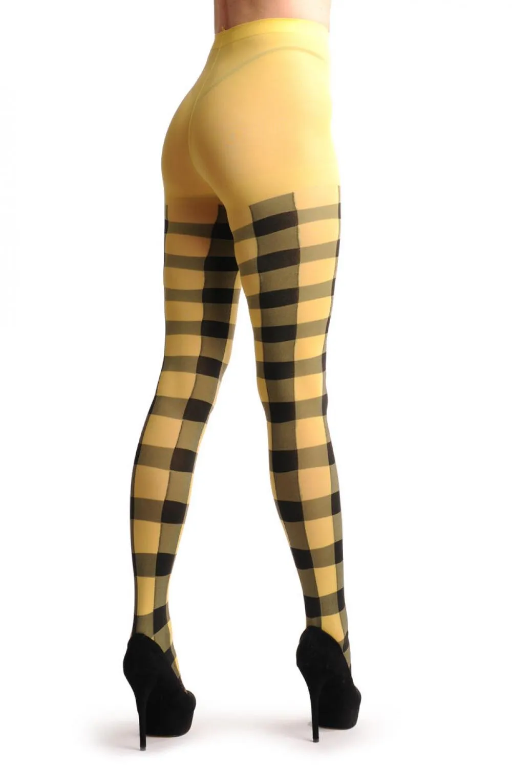 Yellow & Black Checkered